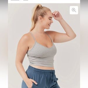 3 Pack! Pact shelf bra camisole Organic Cotton Heather Basics